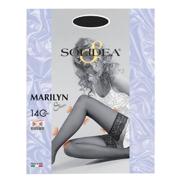 MARILYN 140 Calze autoreggenti sabbia taglia 3 ml